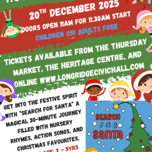 Search For Santa at Longridge Civic Hall – 20th December