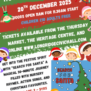 Search For Santa at Longridge Civic Hall – 20th December